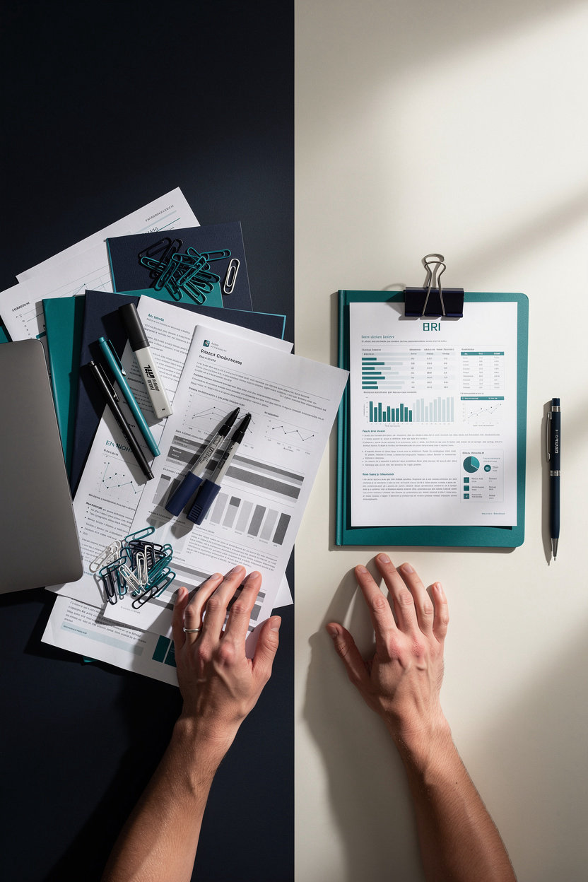 Seiri Studio - concepto de orden y claridad operativa para agencias de marketing